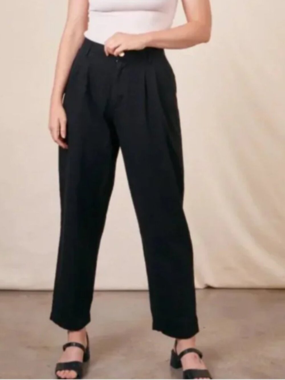 NWOT Big Bud Press Trousers Black Size Medium Long Unisex